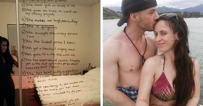 Loving Husband Lists All The Reasons He Loves His Wife Who Is Battling Depression