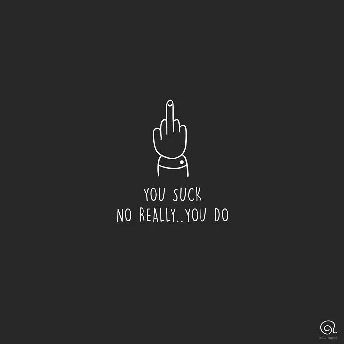 I Made 10 Little E-Cards To Send To People Who Need The Finger