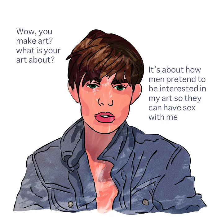I Draw Self Portraits Addressing Big, Small And Silly Issues
