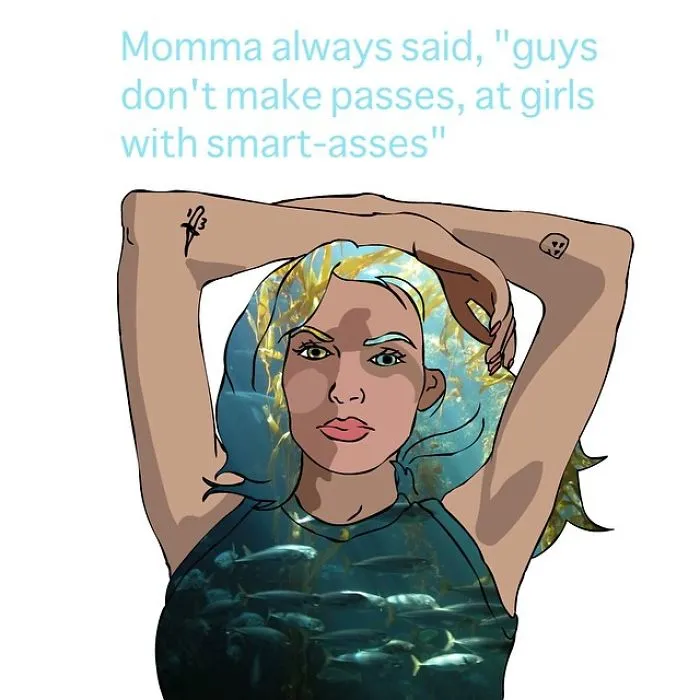 I Draw Self Portraits Addressing Big, Small And Silly Issues