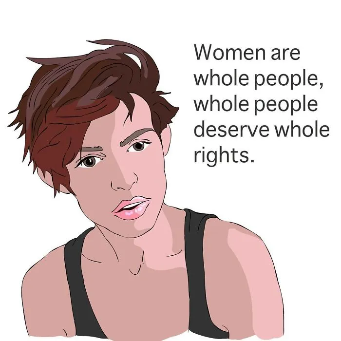I Draw Self Portraits Addressing Big, Small And Silly Issues