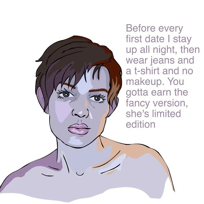 I Draw Self Portraits Addressing Big, Small And Silly Issues