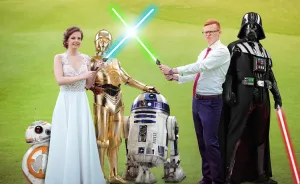 I Changed My Wedding Photos To Add A Bit Of Star Wars To Them