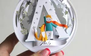 I Hand-Cut Personalized Paper Ornaments For My Friends This Christmas