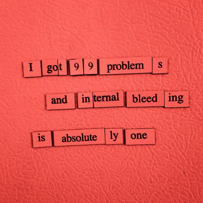 I Write Depressing Poems With Fridge Magnets.