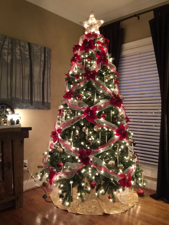 Floral Christmas Tree