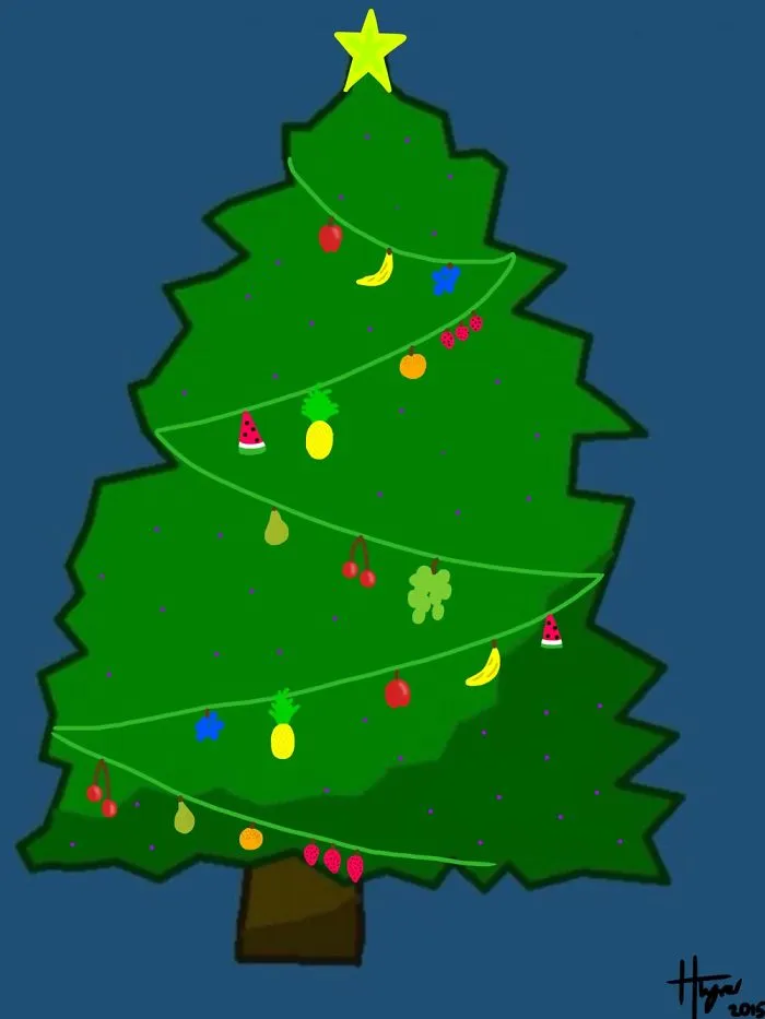 Fruit Christmas Tree