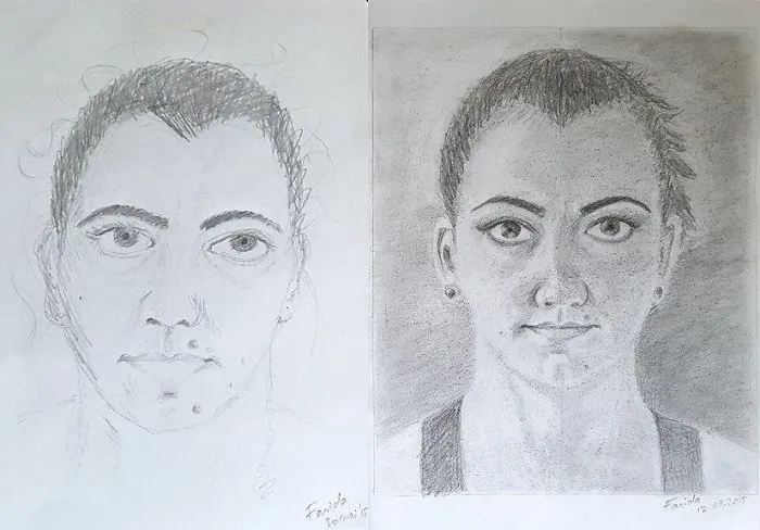 2 Months Difference, But Can Be Achieved In 4 Days (check Betty Edwards)