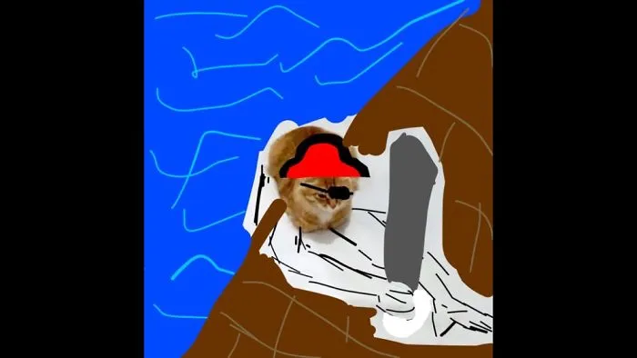 Drowned Pirate Captain Struggling To Get Back On Board