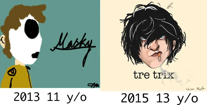 2 Year Difference!!