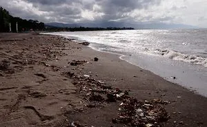 Lovina Beach Plastic Trashed