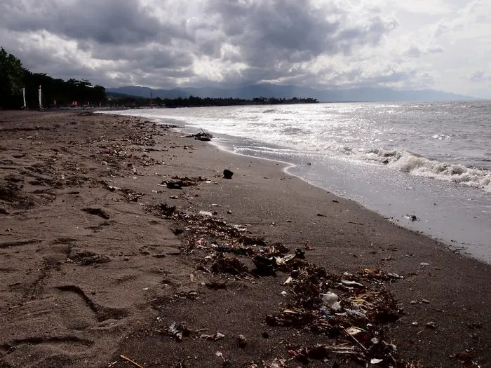 Lovina Beach Plastic Trashed