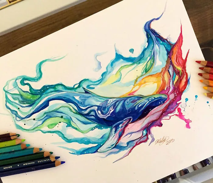 Wild Animal Spirits In Pencil And Marker Illustrations By Katy Lipscomb (Interview)