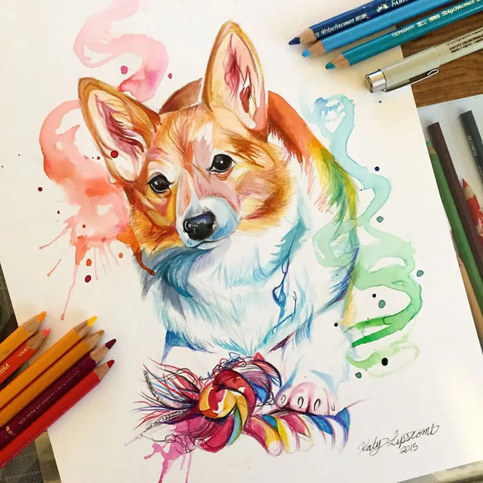 Wild Animal Spirits In Pencil And Marker Illustrations By Katy Lipscomb (Interview)