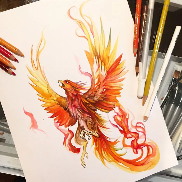 Wild Animal Spirits In Pencil And Marker Illustrations By Katy Lipscomb (Interview)