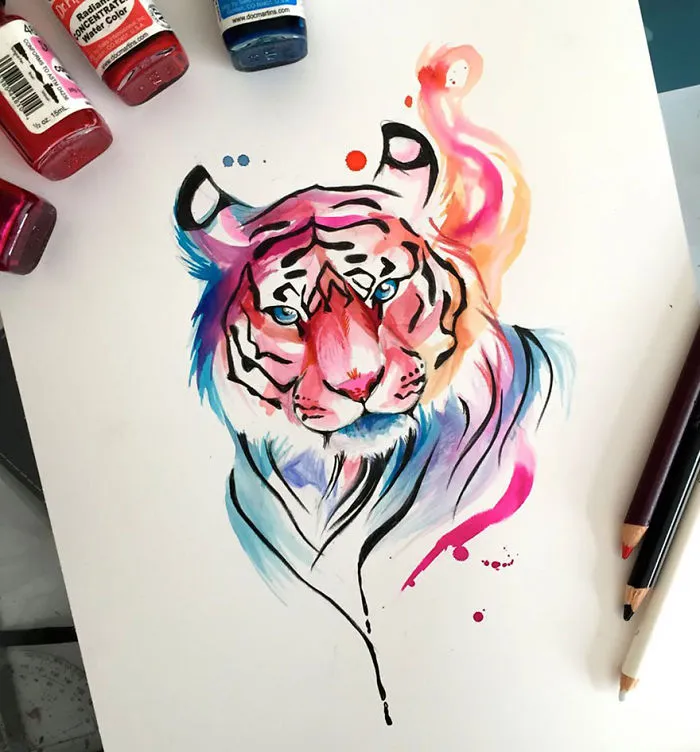 Wild Animal Spirits In Pencil And Marker Illustrations By Katy Lipscomb (Interview)