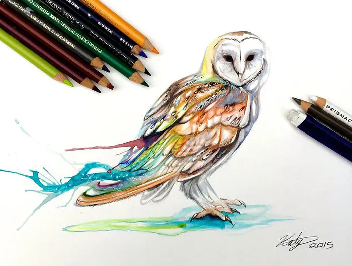 Wild Animal Spirits In Pencil And Marker Illustrations By Katy Lipscomb (Interview)
