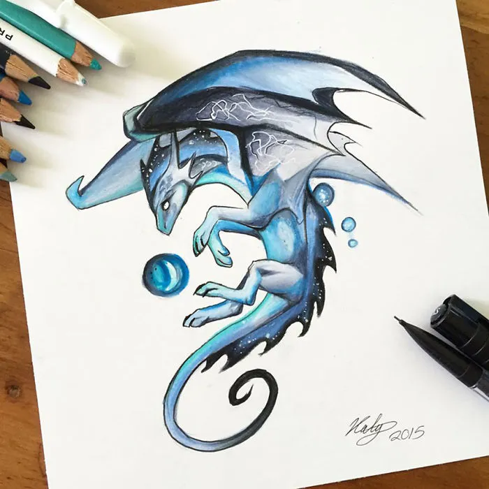 Wild Animal Spirits In Pencil And Marker Illustrations By Katy Lipscomb (Interview)