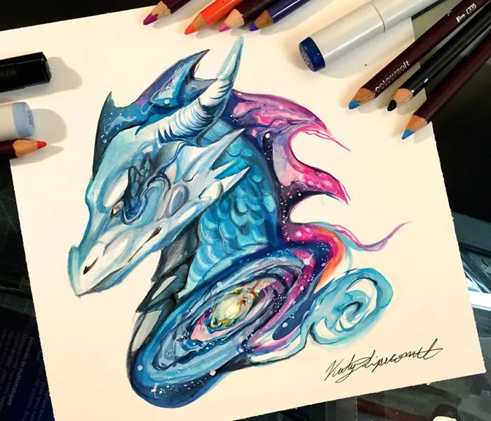 Wild Animal Spirits In Pencil And Marker Illustrations By Katy Lipscomb (Interview)