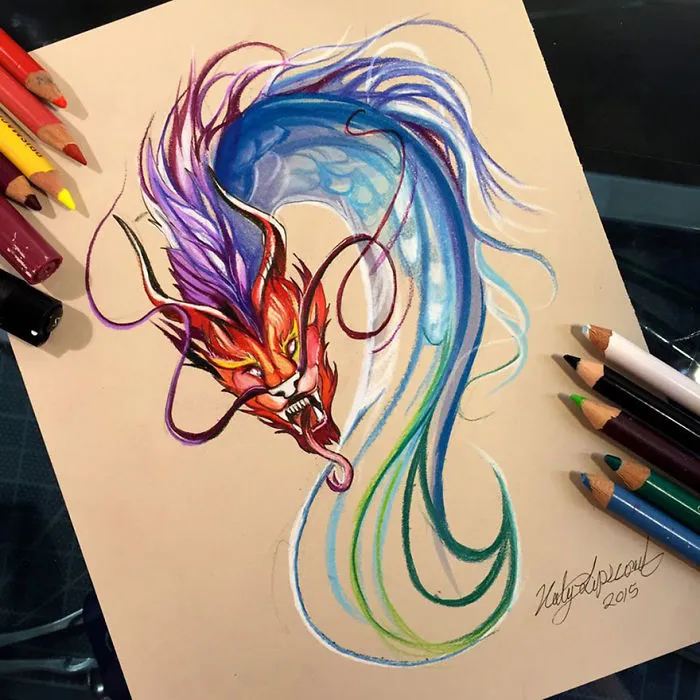 Wild Animal Spirits In Pencil And Marker Illustrations By Katy Lipscomb (Interview)