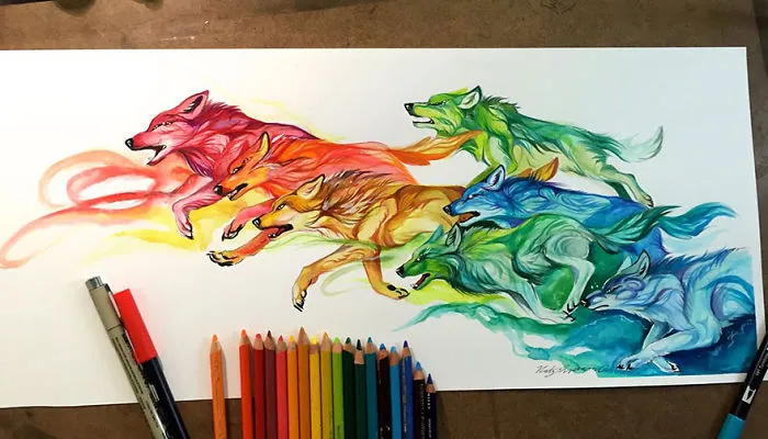 Wild Animal Spirits In Pencil And Marker Illustrations By Katy Lipscomb (Interview)