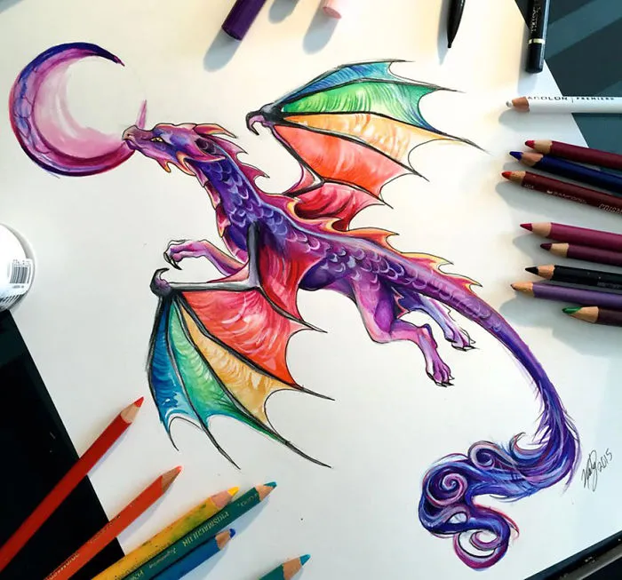 Wild Animal Spirits In Pencil And Marker Illustrations By Katy Lipscomb (Interview)