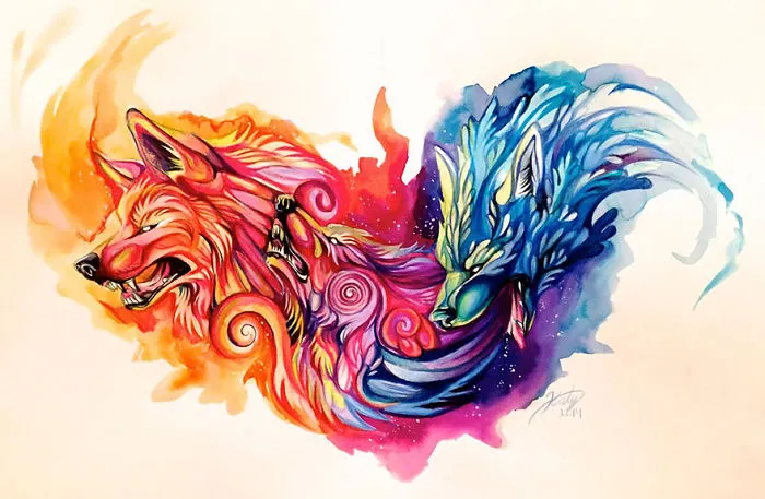 Wild Animal Spirits In Pencil And Marker Illustrations By Katy Lipscomb (Interview)