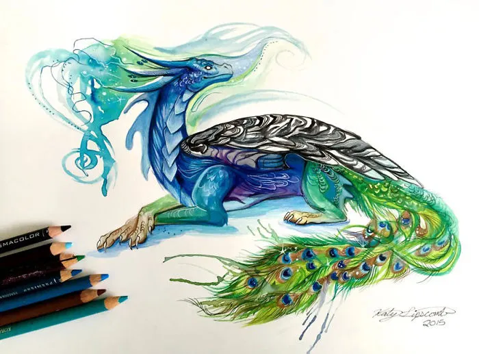 Wild Animal Spirits In Pencil And Marker Illustrations By Katy Lipscomb (Interview)