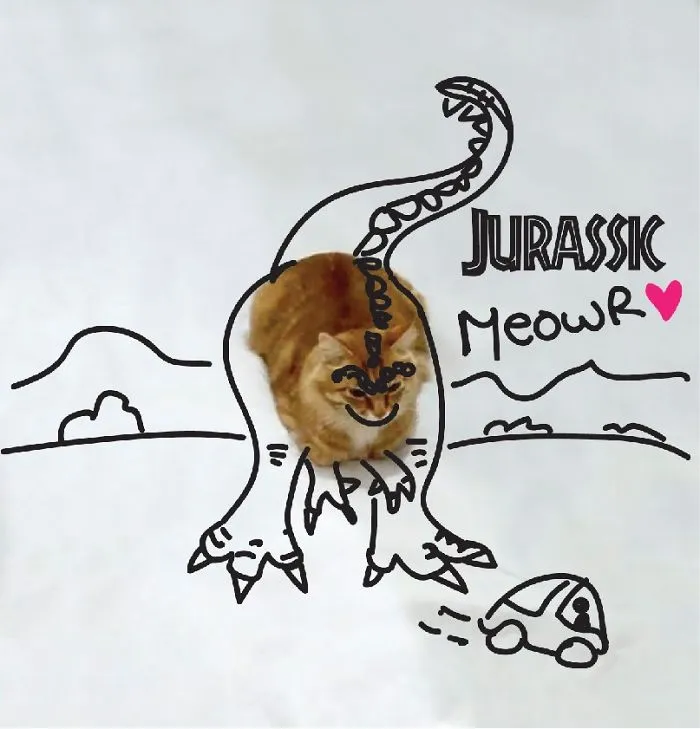 Jurassic Meowr!