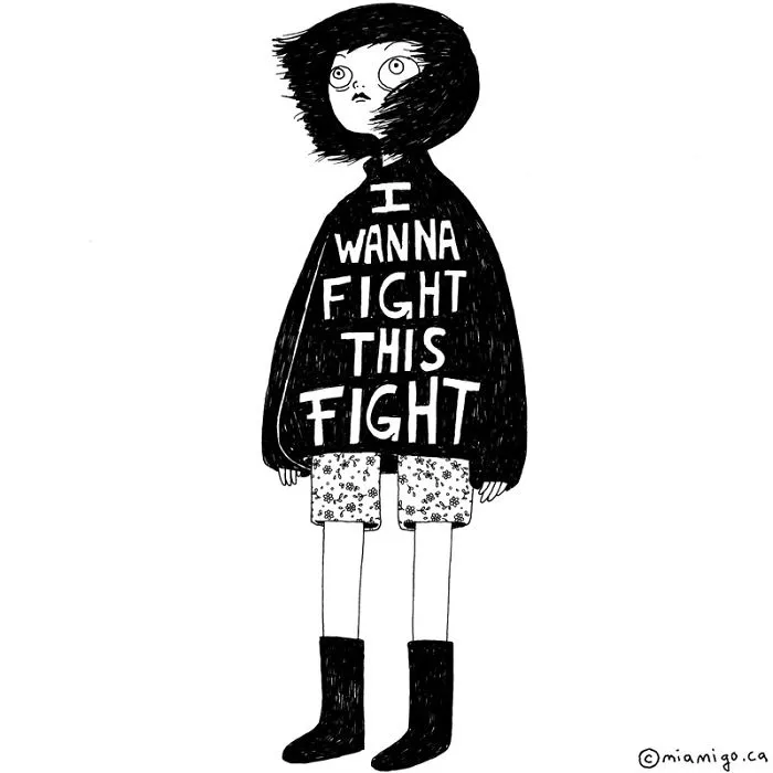 Mexican-Canadian Creates Emotional Cartoons To Handle  Her Thoughts