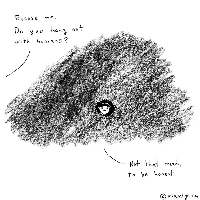Mexican-Canadian Creates Emotional Cartoons To Handle  Her Thoughts