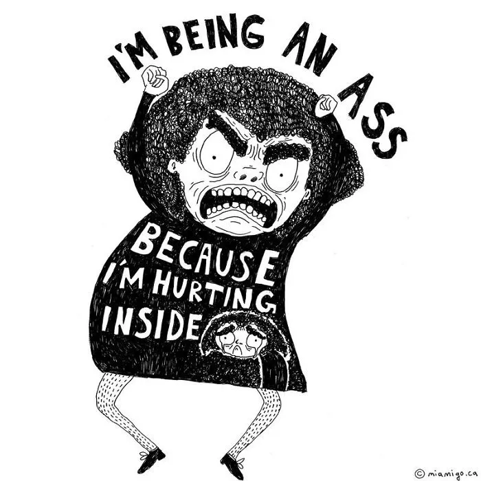 Mexican-Canadian Creates Emotional Cartoons To Handle  Her Thoughts