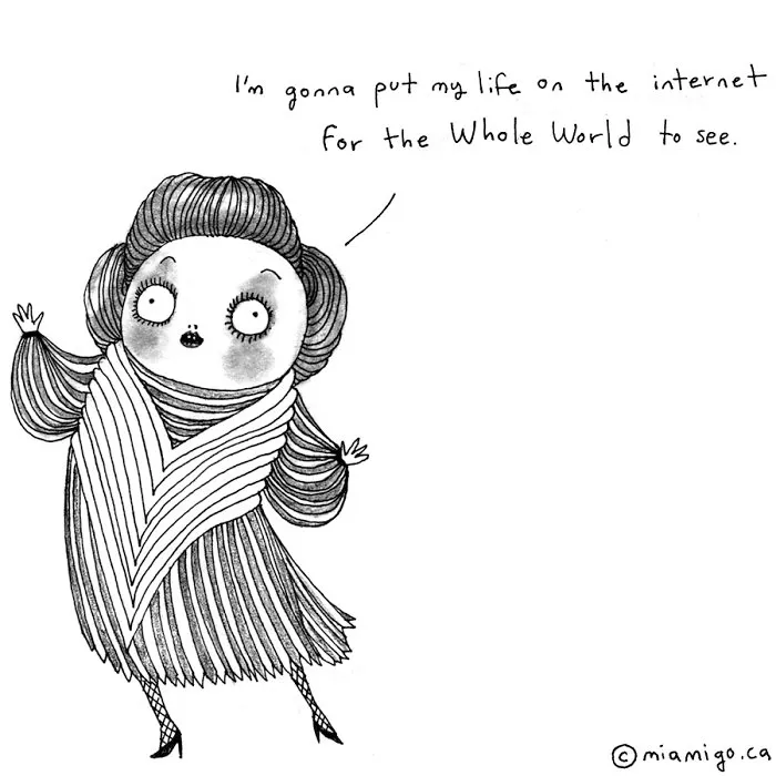 Mexican-Canadian Creates Emotional Cartoons To Handle  Her Thoughts