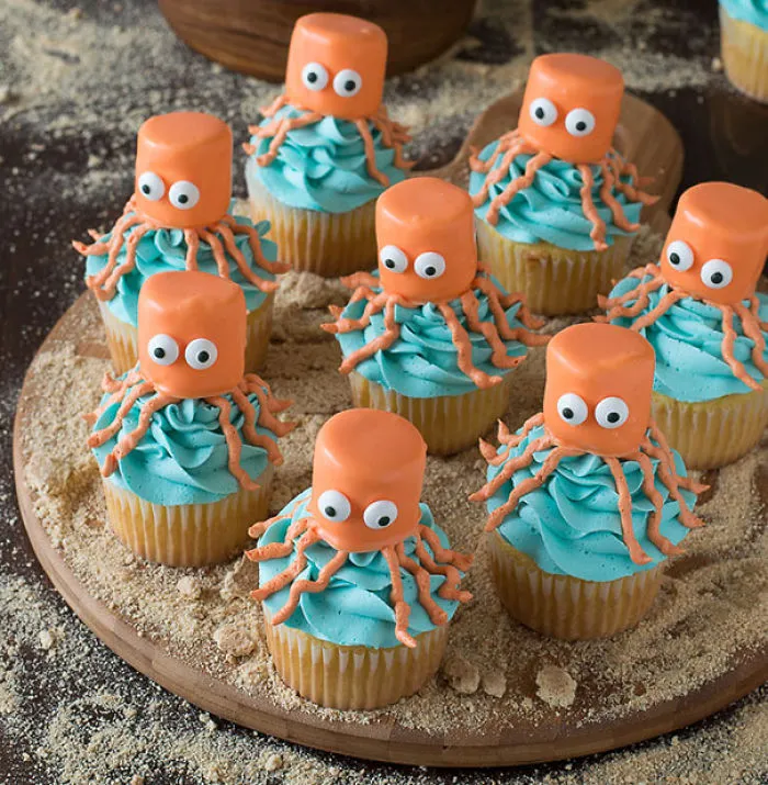 Octopus Cupcakes