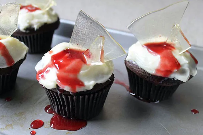 Broken Glass Cupcakes