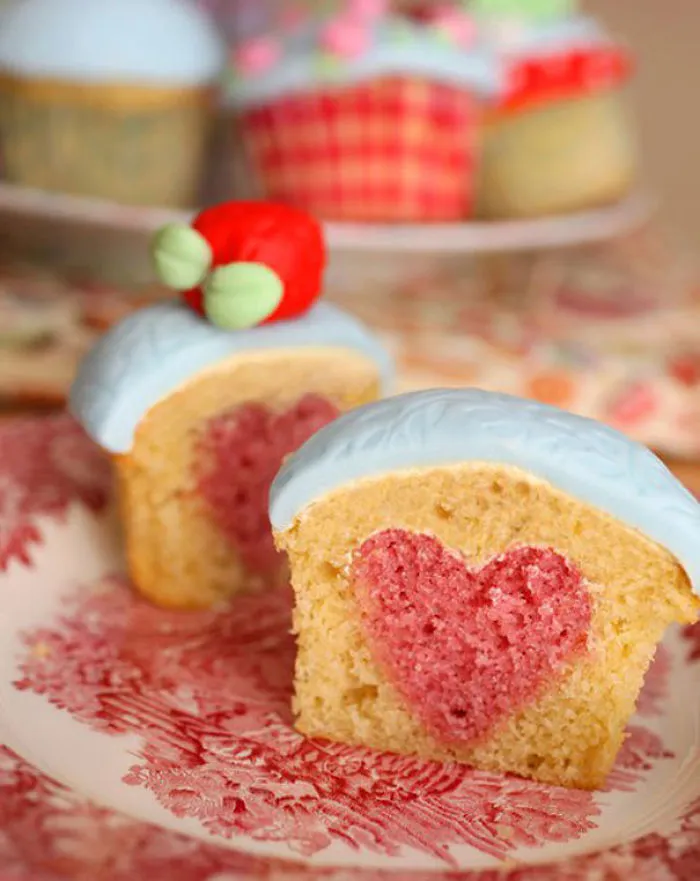 Heart Cupcakes