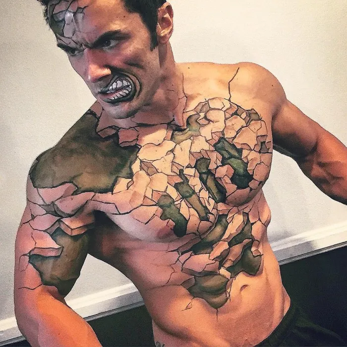 3d Body Paintings By Jody Steel