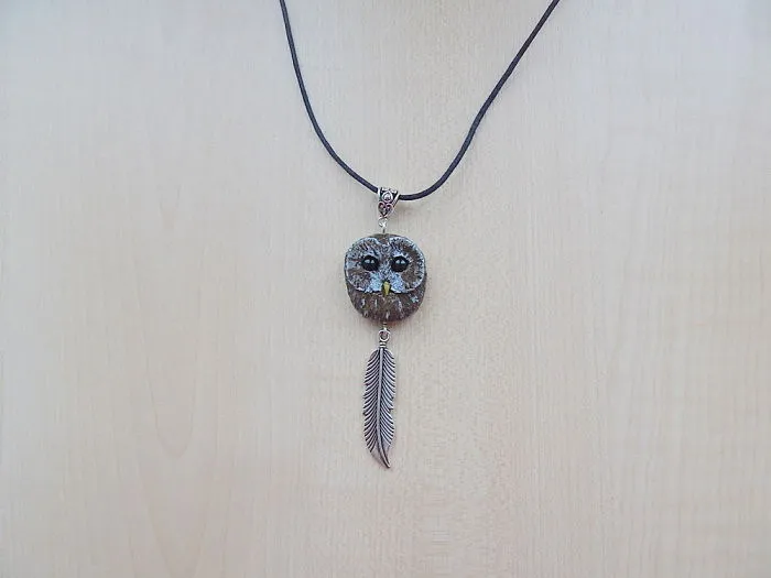 Tawny Owl Pendant
