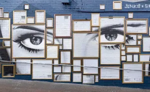 We Created A Mural Out Of Frames In Melbourne