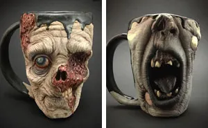 Now You Can Drink Your Morning Coffee From A Zombie Head