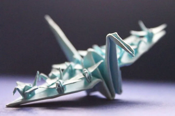I Made An Origami Crane To Describe Each Day For The Past 365 Days