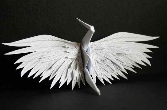I Made An Origami Crane To Describe Each Day For The Past 365 Days