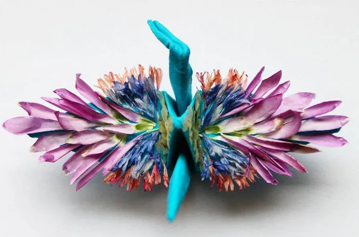 I Made An Origami Crane To Describe Each Day For The Past 365 Days