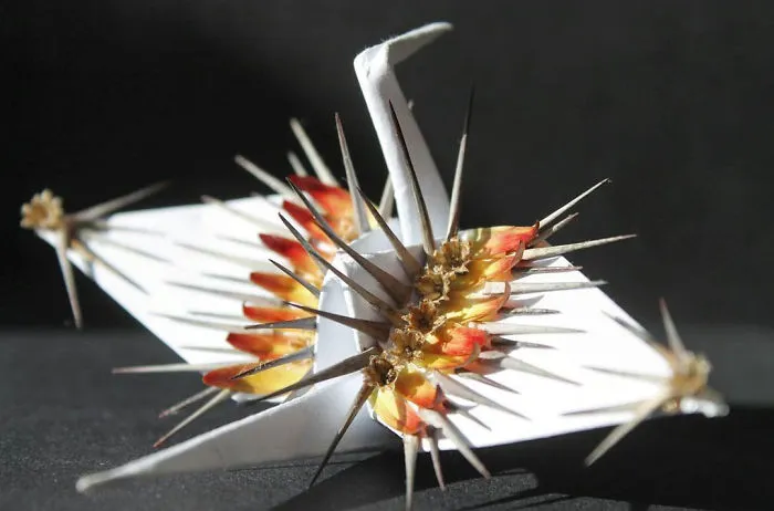 I Made An Origami Crane To Describe Each Day For The Past 365 Days