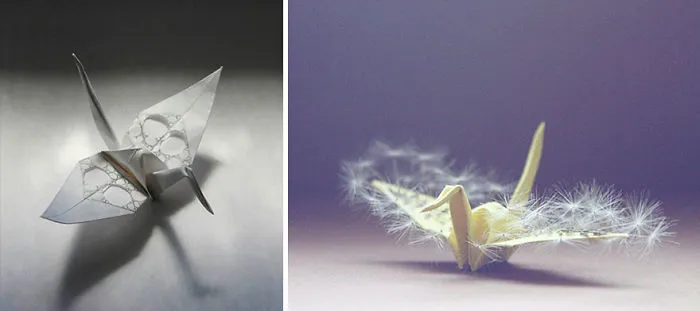 I Made An Origami Crane To Describe Each Day For The Past 365 Days