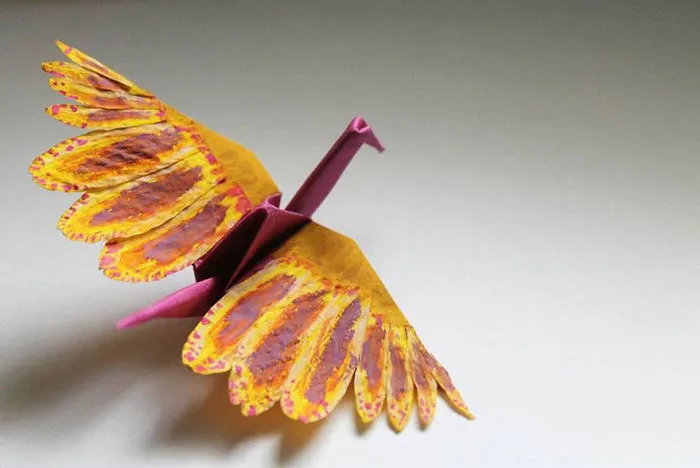 I Made An Origami Crane To Describe Each Day For The Past 365 Days