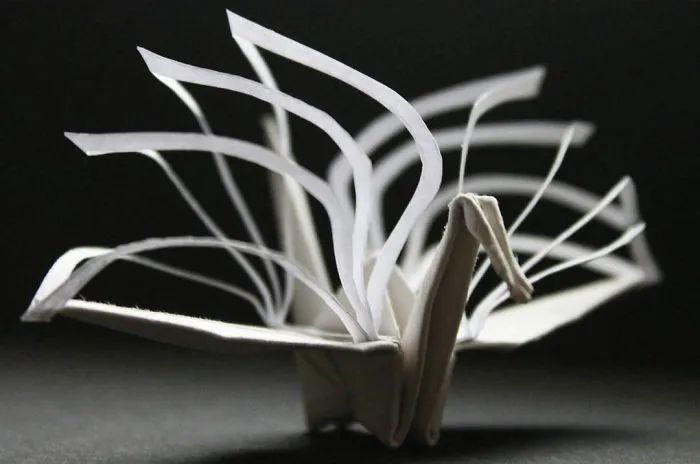 I Made An Origami Crane To Describe Each Day For The Past 365 Days