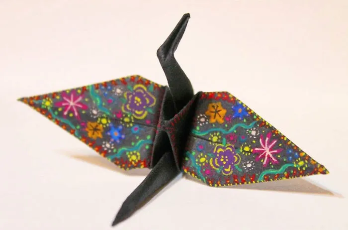 I Made An Origami Crane To Describe Each Day For The Past 365 Days