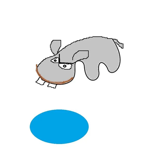 Angry Hippo I Suppose