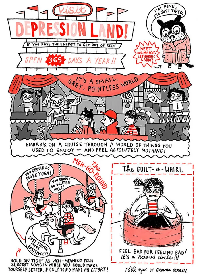 Artist Shows How It Feels To Live With Anxiety And Depression